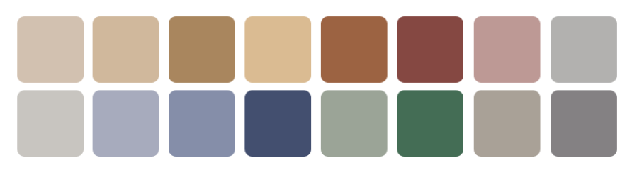 Цветовые решения покрытия